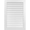 Ekena Millwork Vertical Surface Mount PVC Gable Vent: Non-Functional, w/3-1/2"W x 1"H, Standard Frame, 30"W x 42"H GVPVE30X4201SN - alternate 1